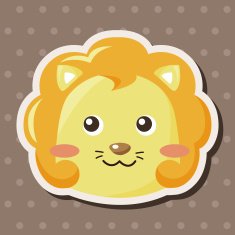 animal cartoon theme elements N155