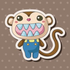 animal cartoon theme elements N161