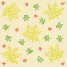 pattern of maple leaves