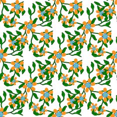 Seamless color pattern with flowers N2