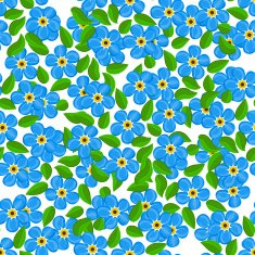 Seamless color pattern with flowers N8