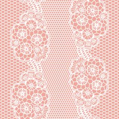 Lace seamless pattern with flowers N248