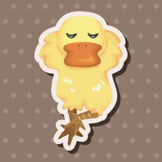 animal duck cartoon theme elements N10