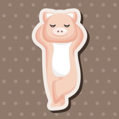 animal pig cartoon theme elements N26