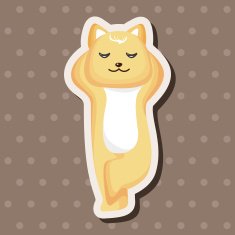 animal cat cartoon theme elements N29