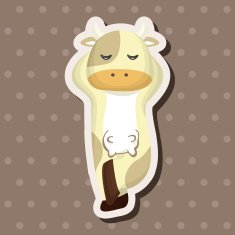 animal cow cartoon theme elements N13
