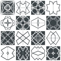 Tile seamless patterns