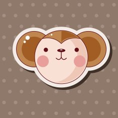 animal cartoon theme elements N171
