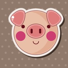 animal cartoon theme elements N176