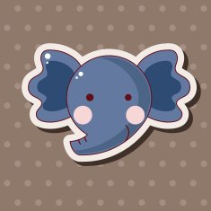 animal cartoon theme elements N177