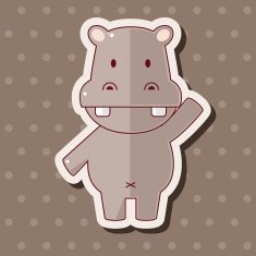animal cartoon theme elements N189