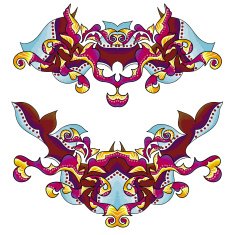 asian ornament N24
