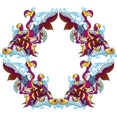 asian ornament N27