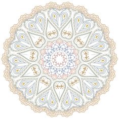 Flower ornament N15