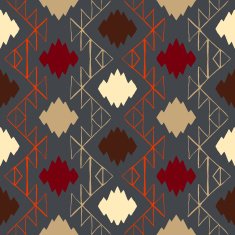 Vector navajo tribal ornament N32