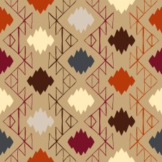Vector navajo tribal ornament N34