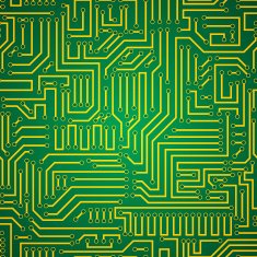Circuit board seamless pattern N4