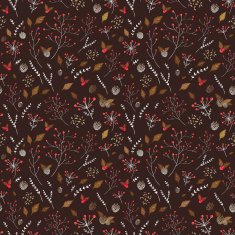 Seamless pattern with autumn elements N5