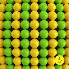 Abstract technology background with balls Spheric pattern N3
