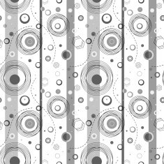 seamless black and white geometric pattern N4