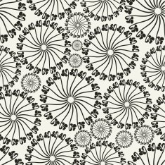 Vector seamless pattern Black and white abstract background N12