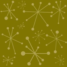 Funky Retro Green Background