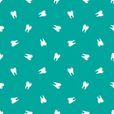 Vector minimalistic teeth seamless pattern