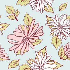 Cute floral seamless background N9