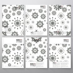 Abstract floral modern stylish geometric background Simple abstract monochrome texture N4