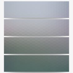 Abstract hexagonal headers set blurred design vector N16