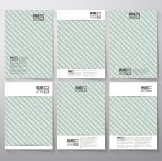 Striped grunge background Brochure flyer or booklet for business tamplate
