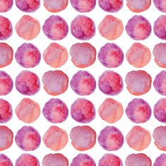 Watercolour polka dot seamless pattern N32