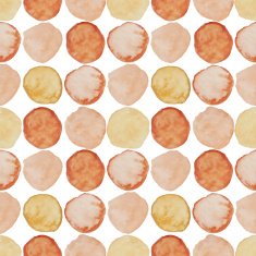 Watercolour polka dot seamless pattern N34