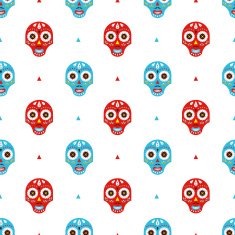 Mexican masks pattern N2