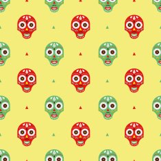 Mexican masks pattern N4