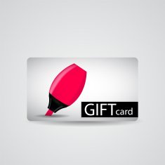 Abstract Beautiful Tools Gift Card Design Vector Illustration