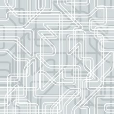 Seamless abstract colorful background made of white lines