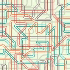 Seamless abstract colorful background made of lines