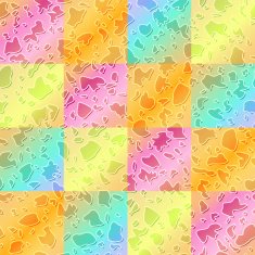 Endless colorful spots pattern N3