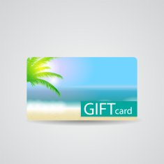Abstract Beautiful Gift Card Design Vector Illustration N12