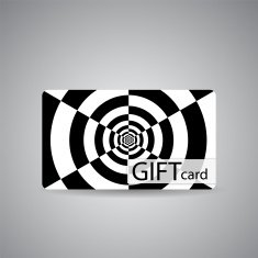 Abstract Beautiful Gift Card Design Vector Illustration N16