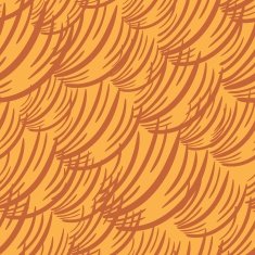 Simple Wave Orange Pattern