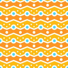 Vector seamless abstract pattern with chevron ornament