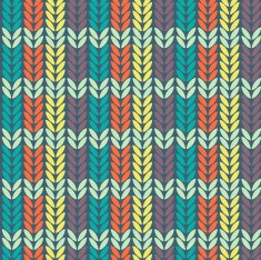 Seamless colorful background with knitted fabric pattern