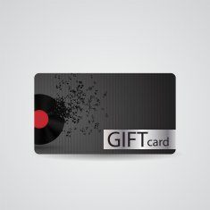 Abstract Beautiful Music Gift Card Design Vector Illustration N3
