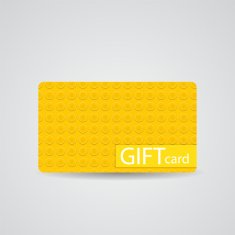 Abstract Beautiful Block Gift Card Design Vector Illustration