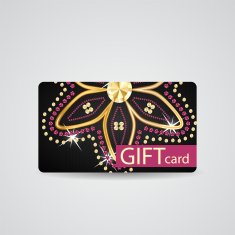 Abstract Beautiful Diamond Gift Card Design Vector Illustration N7