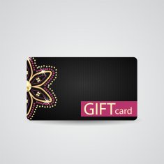 Abstract Beautiful Diamond Gift Card Design Vector Illustration N9