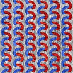 Rippling paneling pattern - seamless background USA Colors