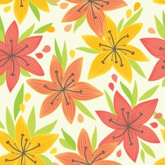 floral seamless pattern N536
